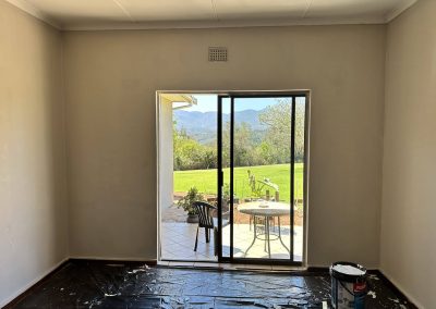 Paint job progress at Farm21 building